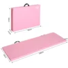 Opvouwbare Trainingsmat Met Handvatten Voor Yoga, MMA, Fitness, Pilates, Synthetische Hoes, 180 X 60 X 5 Cm, Roze