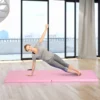 Opvouwbare Trainingsmat Met Handvatten Voor Yoga, MMA, Fitness, Pilates, Synthetische Hoes, 180 X 60 X 5 Cm, Roze