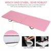 Opvouwbare Trainingsmat Met Handvatten Voor Yoga, MMA, Fitness, Pilates, Synthetische Hoes, 180 X 60 X 5 Cm, Roze