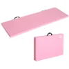 Opvouwbare Trainingsmat Met Handvatten Voor Yoga, MMA, Fitness, Pilates, Synthetische Hoes, 180 X 60 X 5 Cm, Roze