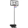 Outdoor Basketbalring 135 305cm Snel Hoogteverstelbaar Basketbalstandaard Met 110x70cm Breukvaste Achterwand 2 Wielen