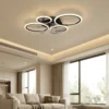 Plafondventilator Met Licht En Afstandsbediening, 77 Cm LED plafondventilator Met 3 Lichtkleuren, 6 Snelheden, Timer