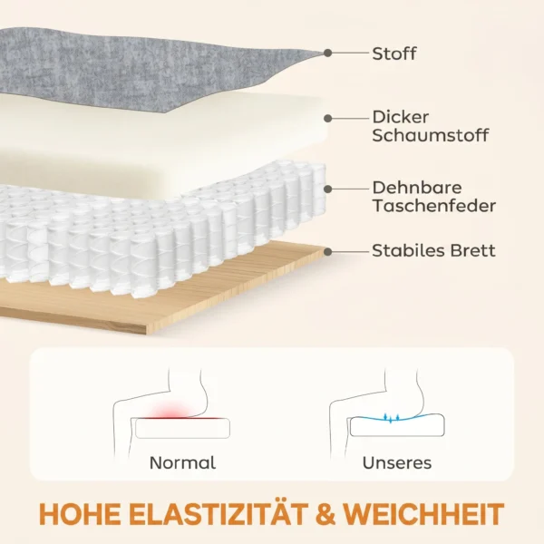 Relaxfauteuil, Draaibare Televisiefauteuil Met Ligfunctie, Brede Diepe Zitplaats, Krasbestendige Stof Voor Woonkamer, Lichtgrijs