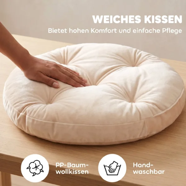Rieten Kattenbed Met Wasbaar Kussen En Speelbal, Voor Katten Tot 10 Kg, 45 X 41 X 75 Cm, Lichtbruin