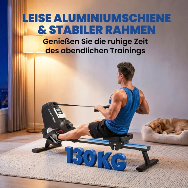 Roeiapparaat Voor Thuis Stil Magnetisch Roeiapparaat Met 16 Weerstandsniveaus Exclusieve APP LCD Display Mobiele Telefoonhouder