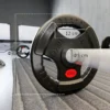 Set Van 2 Haltersgewichten, 2 X 10 Kg Gewichten, Halterschijven Set Voor 5 Cm Haltersstang, Ø 50 Mm Boring, Zwart