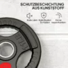 Set Van 2 Haltersgewichten, 2 X 5 Kg Gewichten, Halterschijven Set Voor 5 Cm Haltersstang, Ø 50 Mm Boring, Zwart