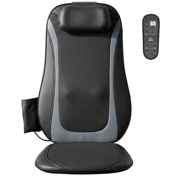 Shiatsu rugmassager Met Warmte, Diepe Massage En 3 traps Zitvibratie, Massageapparaat Voor Rugpijn