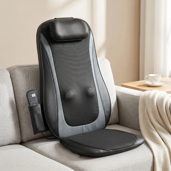 Shiatsu rugmassager Met Warmte, Diepe Massage En 3 traps Zitvibratie, Massageapparaat Voor Rugpijn
