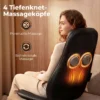 Shiatsu rugmassager Met Warmte, Diepe Massage En 3 traps Zitvibratie, Massageapparaat Voor Rugpijn