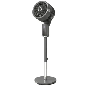 Staande Ventilator Luchtcirculator Ventilator Met 8 Snelheidsniveaus LED display Afstandsbediening Timer 90° Oscillatie Grijs