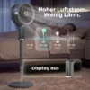 Staande Ventilator Luchtcirculator Ventilator Met 8 Snelheidsniveaus LED display Afstandsbediening Timer 90° Oscillatie Grijs