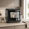Tafelvaatwasser, Met Ingebouwde 6 liter Watertank, 5 Programma's, 4 Couverts, LED display Zwart