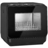 Tafelvaatwasser, Mini vaatwasser Met 6 liter Tank, 5 Programma's, LED display, Droogfunctie, Zwart