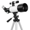 Telescoop Voor Astronomie Beginners Volwassenen 70mm Opening 400mm AZ Montage Astronomische Refractor Met Statief