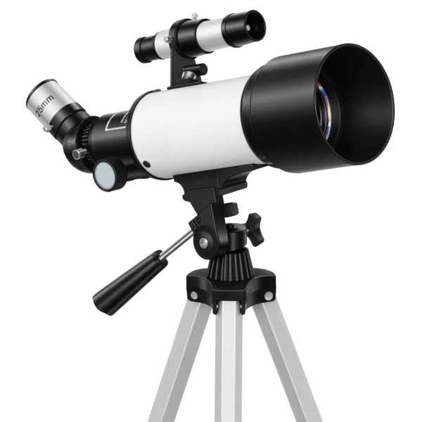 Telescoop Voor Astronomie Beginners Volwassenen 70mm Opening 400mm AZ Montage Astronomische Refractor Met Statief