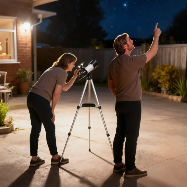 Telescoop Voor Astronomie Beginners Volwassenen 70mm Opening 400mm AZ Montage Astronomische Refractor Met Statief