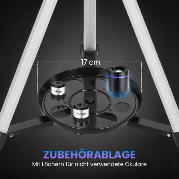 Telescoop Voor Astronomie Beginners Volwassenen 70mm Opening 400mm AZ Montage Astronomische Refractor Met Statief