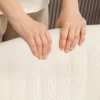 Thuiswerkstoel In Hoogte Verstelbaar Draaistoel Met Linnenlook Schneider zitstoel Tot 120 Kg Belastbaar, Crèmewit