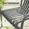 Tuinstoelen 4 delige Set Stapelbare Terrasstoelen Met Lamellenontwerp Armleuningen, Ergonomisch Donkergrijs