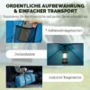 Tunneltent Voor 4 Personen, Familietent Met Slaapcabine, Voortent, Afneembare Scheidingswand, Ramen, Grondzeil, Stahoogte