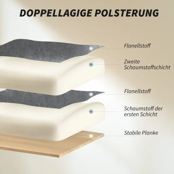 Verstelbare Bureaustoel Met Lendensteun, Voetensteun, Sneeuwvlokkenvilt, 80 X 80 X 106 114 Cm Donkergrijs