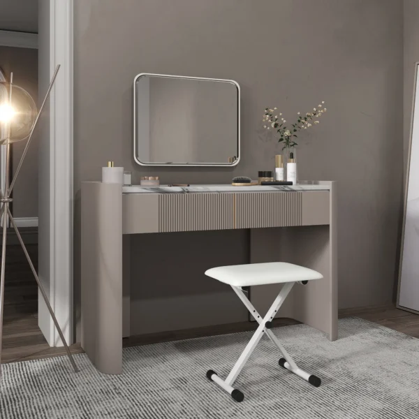 Verstelbare Opvouwbare X vormige Pianokruk Met Kunstleren Kussen 39 X 29 X 37 47 Cm Wit