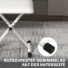 Verstelbare Opvouwbare X vormige Pianokruk Met Kunstleren Kussen 39 X 29 X 37 47 Cm Wit