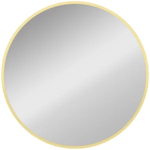 Wandspiegel, Modern Ontwerp, 61 X 61 Cm, Goud