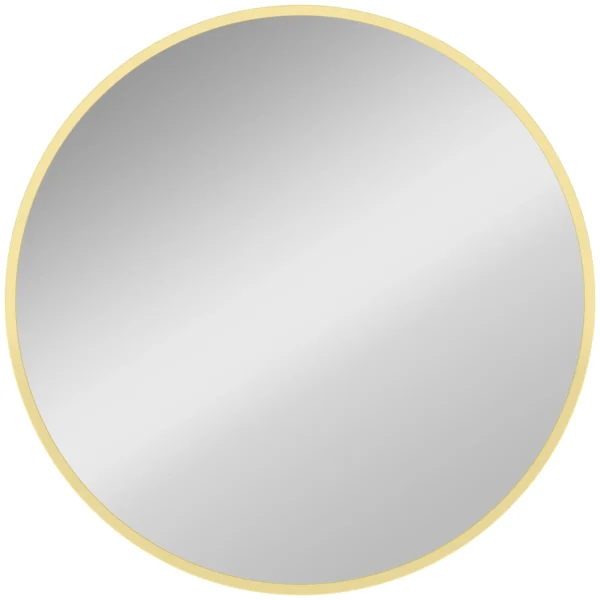 Wandspiegel, Modern Ontwerp, 61 X 61 Cm, Goud
