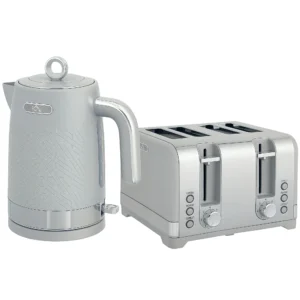 Waterkoker En Broodrooster Set, 1,7L 2200W Snelkook Waterkoker Met Thermostaat