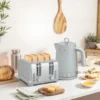 Waterkoker En Broodrooster Set, 1,7L 2200W Snelkook Waterkoker Met Thermostaat