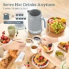 Waterkoker En Broodrooster Set, 1,7L 2200W Snelkook Waterkoker Met Thermostaat