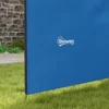 Windscherm Camping Zichtscherm Met 4 Stalen Stangen Draagtas Strandscherm Voor Camping Tuin Strand 540 X 150 Cm Blauw