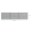Windscherm Camping Zichtscherm Met 4 Stalen Stangen Draagtas Strandscherm Voor Camping Tuin Strand 540 X 150 Cm Grijs+Wit