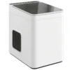 Zelfreinigende Tafel ijsmachine Compacte Ijsmaker Met Schep En Mand Wit