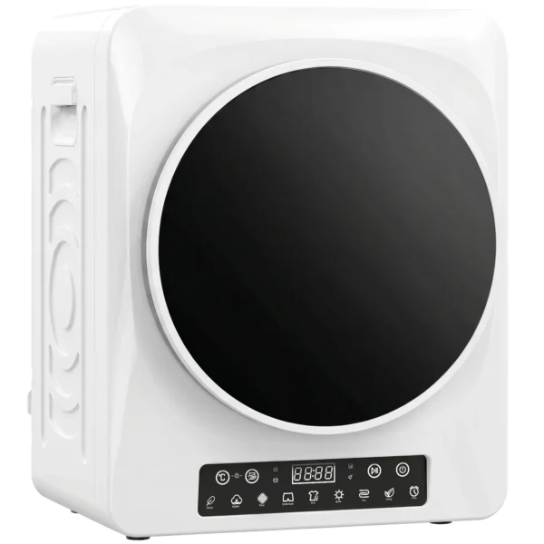 1000 W Compacte Afvoerdroger Met Extra Droog & ECO Modi, Timer En Temperatuurinstellingen, Wit