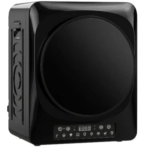 1000 W Compacte Afvoerdroger Met Extra Droog & ECO Modi, Timer En Temperatuurinstellingen, Zwart