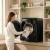 1000 W Compacte Afvoerdroger Met Extra Droog & ECO Modi, Timer En Temperatuurinstellingen, Zwart