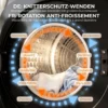 1000 W Compacte Afvoerdroger Met Extra Droog & ECO Modi, Timer En Temperatuurinstellingen, Zwart