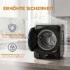 1000 W Compacte Afvoerdroger Met Extra Droog & ECO Modi, Timer En Temperatuurinstellingen, Zwart