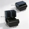 2 in 1 Beenmassageapparaat Met Warmte, Luchtcompressie, Timer, 3 Modi & Intensiteiten, Blauw En Zwart