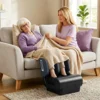 2 in 1 Beenmassageapparaat Met Warmte, Luchtcompressie, Timer, 3 Modi & Intensiteiten, Blauw En Zwart