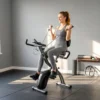 3 In 1 Hometrainer Fiets Opvouwbaar Stil Ligfiets Met LCD Monitor Bluetooth Hartslagsensor Weerstandsband