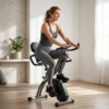 3 In 1 Hometrainer Fiets Opvouwbaar Stil Ligfiets Met LCD Monitor Bluetooth Hartslagsensor Weerstandsband