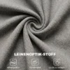 Accentstoel Met 360° Draaivoet, Vrijetijdsclubstoel, Stoffen Bekleding In Linnenlook, Met Kussen In Lichtgrijs