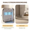 Automatische Kattenvoerdispenser Met Timer, Portieverdeling En 2 Roestvrijstalen Kommen