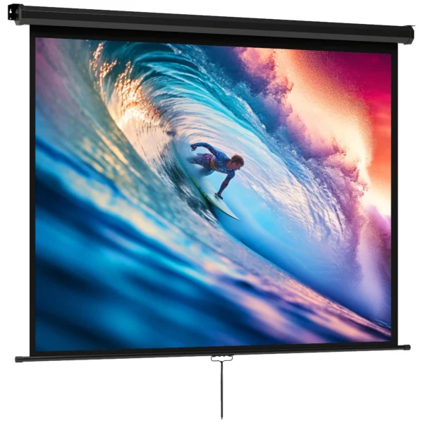 Beamer Scherm 171 X 128 Cm 84 Inch 4:3 HD 4K Projectiescherm Kunststof, Metaal Home Cinema