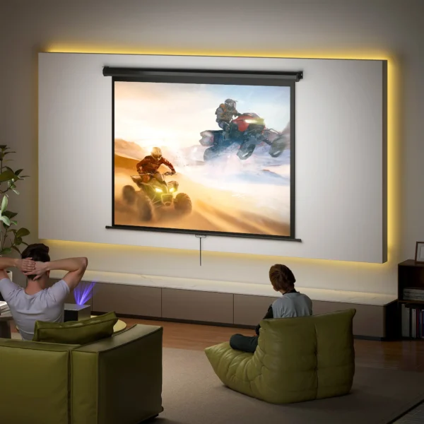 Beamer Scherm 171 X 128 Cm 84 Inch 4:3 HD 4K Projectiescherm Kunststof, Metaal Home Cinema