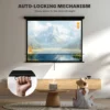 Beamer Scherm 171 X 128 Cm 84 Inch 4:3 HD 4K Projectiescherm Kunststof, Metaal Home Cinema